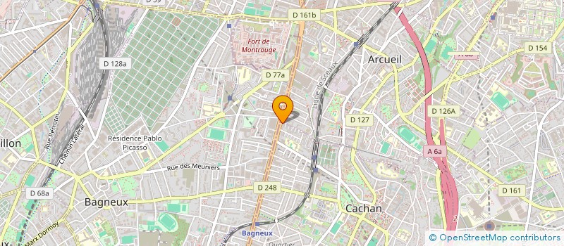 localisation de l'entreprise MONSIEUR VAN PHAM  CACHAN