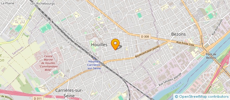 localisation de l'entreprise MONSIEUR VAN TRAN à HOUILLES