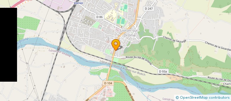 localisation de l'entreprise MONSIEUR VAN TRAN  LIVRON-SUR-DROME