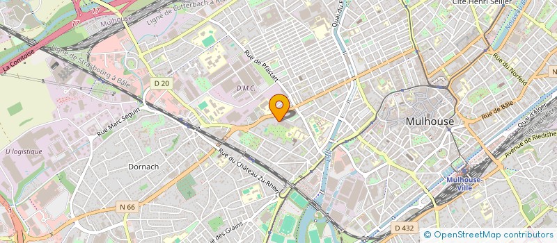 localisation de l'entreprise MONSIEUR VAN TRIEU  MULHOUSE