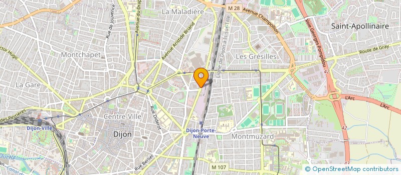 localisation de l'entreprise MONSIEUR VAN TUAN NGUYEN à DIJON