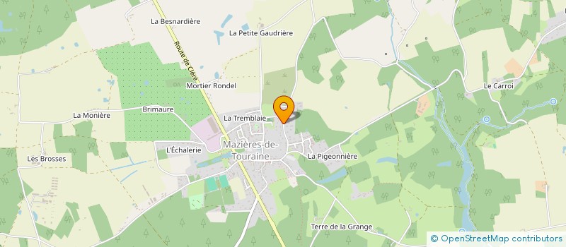 localisation de l'entreprise MONSIEUR VAN VU à CINQ-MARS-LA-PILE