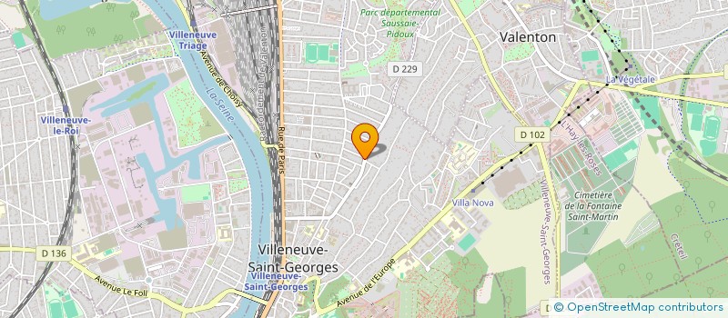 localisation de l'entreprise MONSIEUR VANAJAN JAVANAKUMAR à VILLENEUVE-SAINT-GEORGES