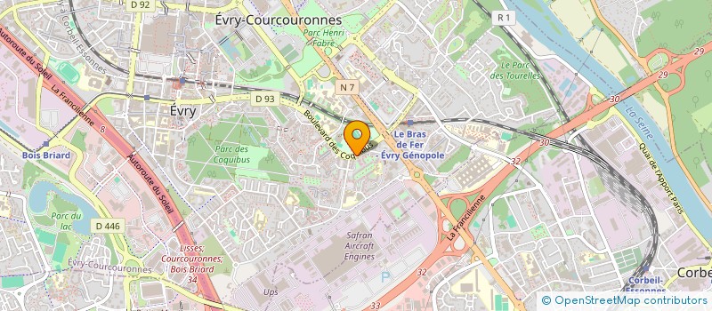 localisation de l'entreprise MONSIEUR VANARITH SENG à EVRY-COURCOURONNES