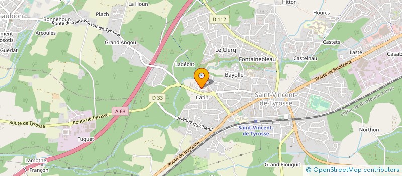 localisation de l'entreprise MONSIEUR VANDAM HAERTER  SAINT-VINCENT-DE-TYROSSE