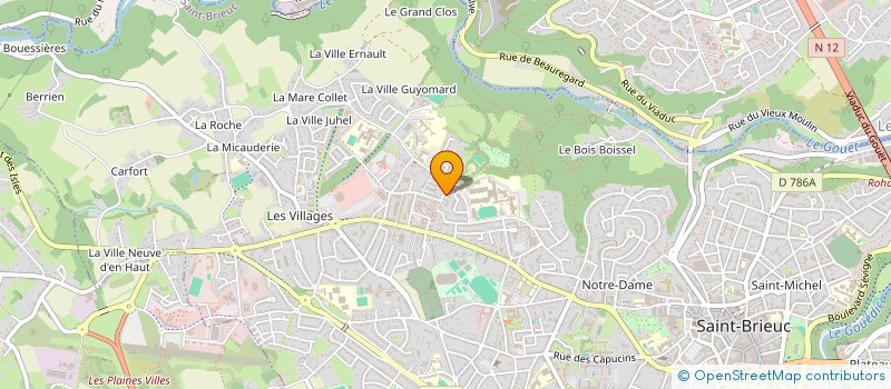 localisation de l'entreprise MONSIEUR VANDONG NGUYEN  SAINT-BRIEUC