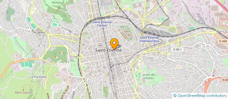 localisation de l'entreprise MONSIEUR VANESSA JOSEPH  SAINT-ETIENNE