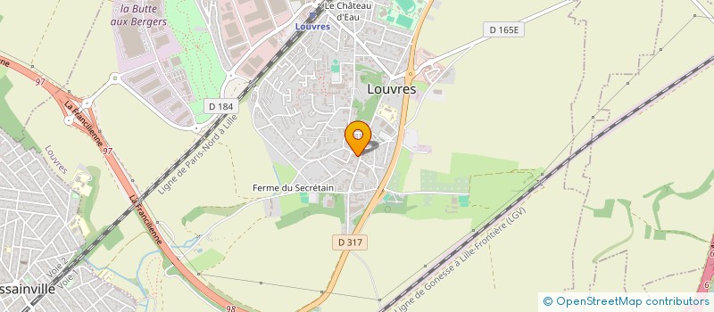 localisation de l'entreprise MONSIEUR VANLY TOURE  LOUVRES