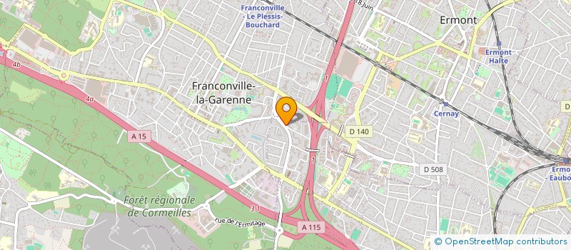 localisation de l'entreprise MONSIEUR VANNAK KIM à SANNOIS