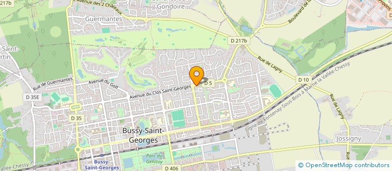 localisation de l'entreprise MONSIEUR VANNARITH PREY  BUSSY-SAINT-GEORGES