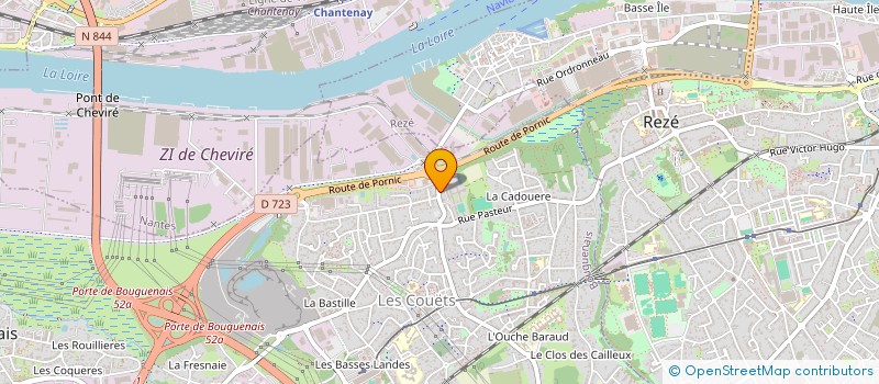 localisation de l'entreprise MONSIEUR VANRATANAK OUK  BOUGUENAIS