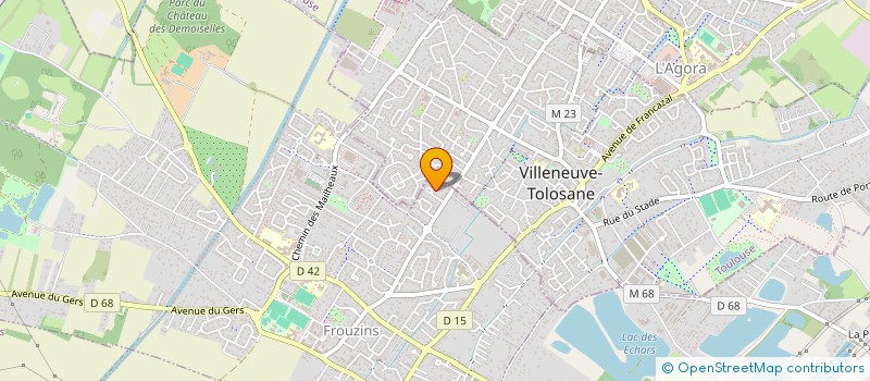 localisation de l'entreprise MONSIEUR VANRY CHEA  FROUZINS