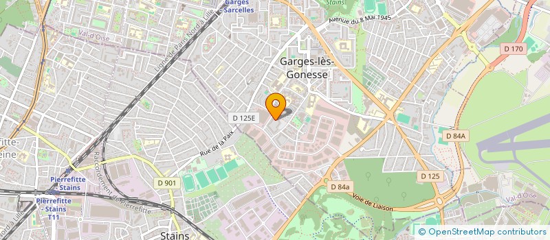 localisation de l'entreprise MONSIEUR VANUJAN VINCENT JOSEPH  GARGES-LES-GONESSE