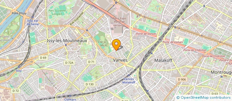 localisation de l'entreprise MONSIEUR VANVES ALEXANDRE  VANVES