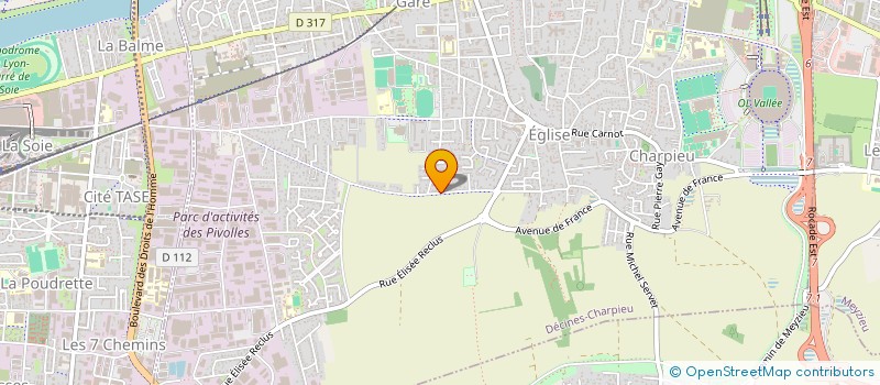 localisation de l'entreprise MONSIEUR VARDAN BAAZOV  DECINES-CHARPIEU