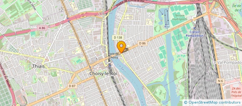 localisation de l'entreprise MONSIEUR VARDAN KHACHATRYAN  CHOISY-LE-ROI