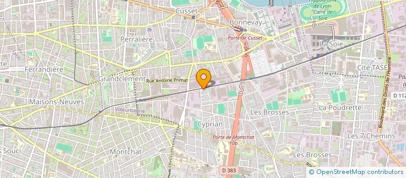 localisation de l'entreprise MONSIEUR VARDAN STEPANIAN à VILLEURBANNE