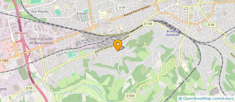 localisation de l'entreprise MONSIEUR VARDY SANGOU  BRIVE-LA-GAILLARDE