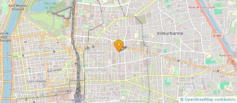 localisation de l'entreprise MONSIEUR VAROUJAN KALFAYAN à VILLEURBANNE
