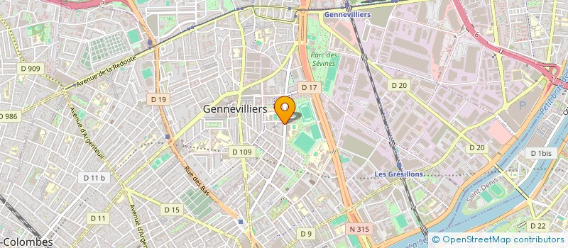 localisation de l'entreprise MONSIEUR VARTAN ATAMIAN à GENNEVILLIERS