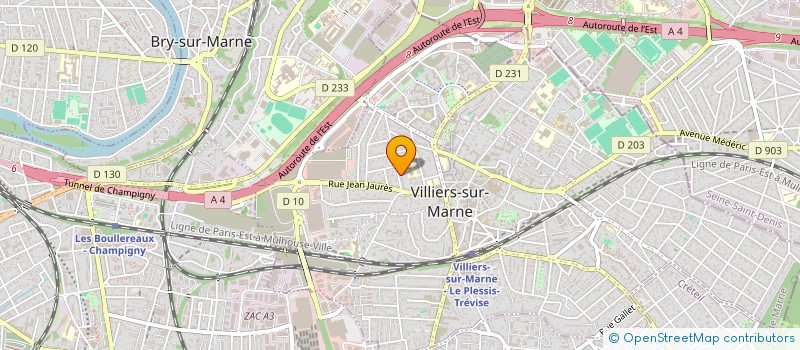 localisation de l'entreprise MONSIEUR VASCO CARDOSO RICO  VILLIERS-SUR-MARNE