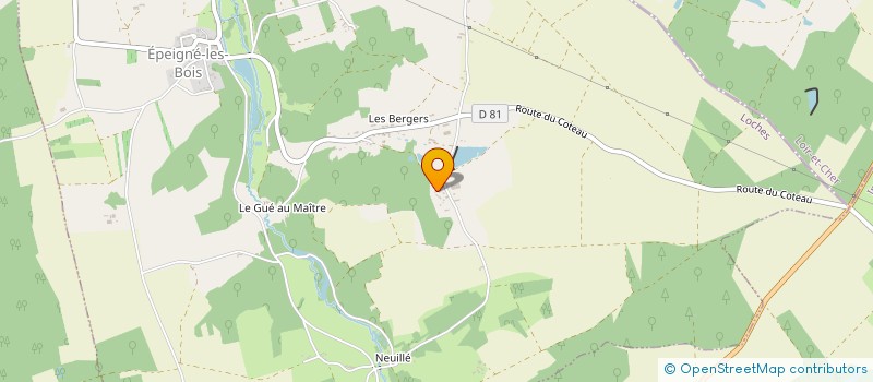 localisation de l'entreprise MONSIEUR VASCO COSTA  EPEIGNE-LES-BOIS