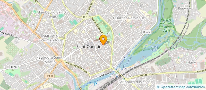 localisation de l'entreprise MONSIEUR VASEKOU FOFANA à SAINT-QUENTIN