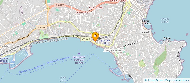 localisation de l'entreprise MONSIEUR VASIL GANCHEV à ANTIBES