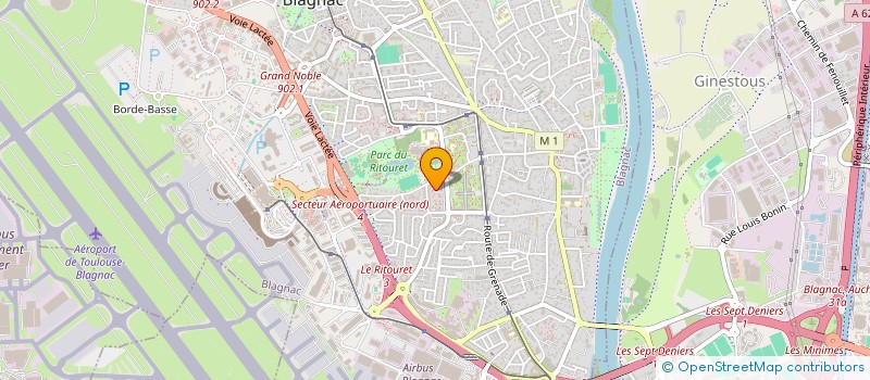 localisation de l'entreprise MONSIEUR VASIL MARINOV  BLAGNAC