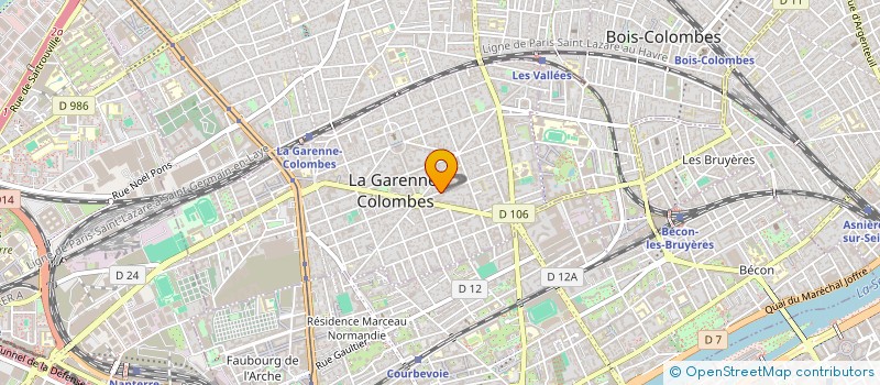 localisation de l'entreprise MONSIEUR VASIL MAVRODIEV  LA GARENNE-COLOMBES