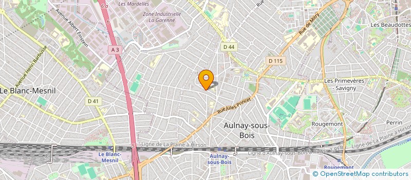 localisation de l'entreprise MONSIEUR VASILE ADRIAN ULICI à AULNAY-SOUS-BOIS