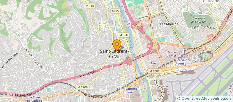 localisation de l'entreprise MONSIEUR VASILE ANGHELICI  SAINT-LAURENT-DU-VAR