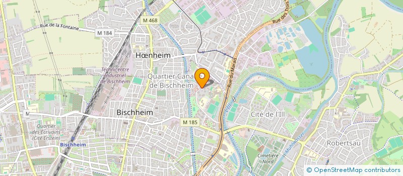 localisation de l'entreprise MONSIEUR VASILE APETRI  BISCHHEIM