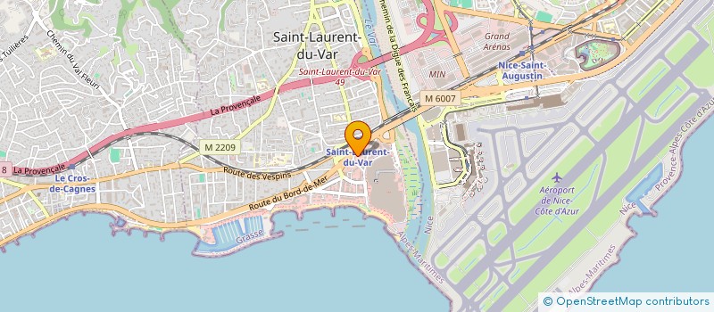 localisation de l'entreprise MONSIEUR VASILE ARSENE à SAINT-LAURENT-DU-VAR