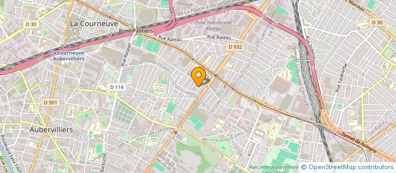 localisation de l'entreprise MONSIEUR VASILE ATAMANIUC à LA COURNEUVE