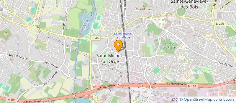 localisation de l'entreprise MONSIEUR VASILE BACIU à ST MICHEL SUR ORGE
