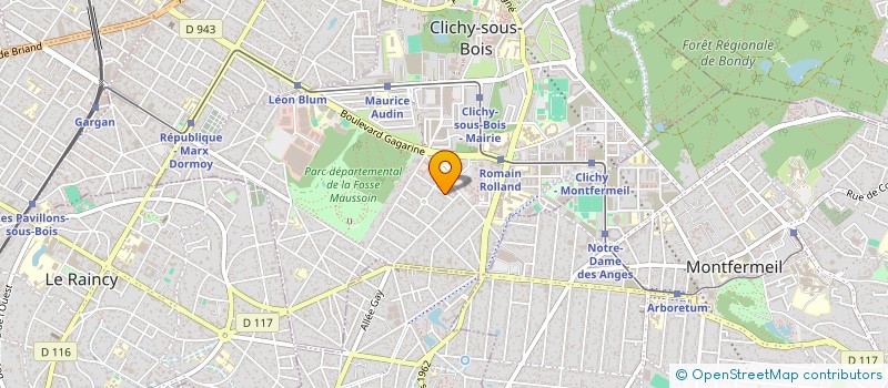localisation de l'entreprise MONSIEUR VASILE BATA à CLICHY-SOUS-BOIS