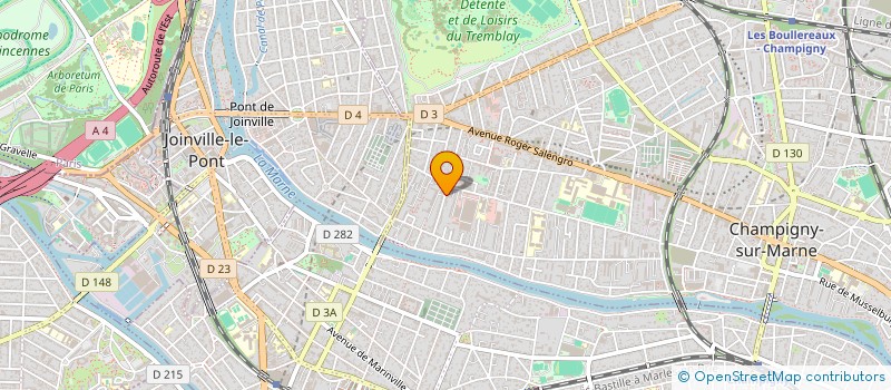 localisation de l'entreprise MONSIEUR VASILE BEJENARIU à CHAMPIGNY-SUR-MARNE