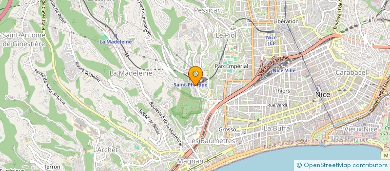 localisation de l'entreprise MONSIEUR VASILE BEJINARI  NICE