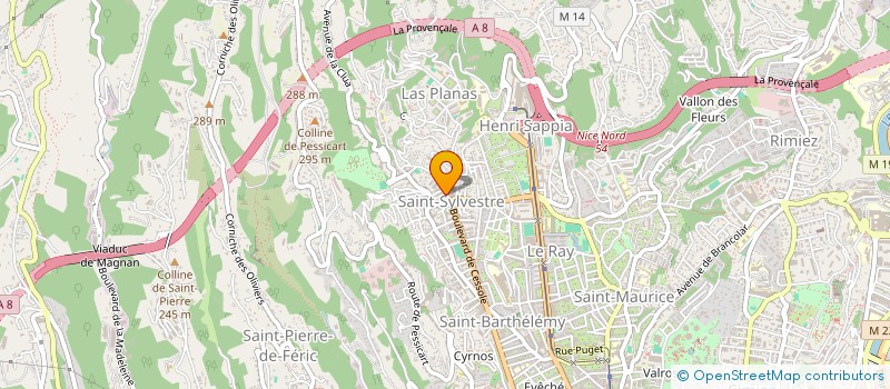 localisation de l'entreprise MONSIEUR VASILE-BOGDAN CIRSTEA à NICE