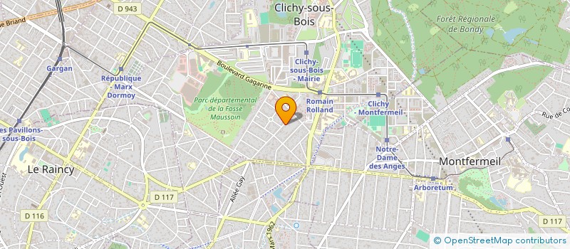 localisation de l'entreprise MONSIEUR VASILE BOLDESCU à CLICHY-SOUS-BOIS