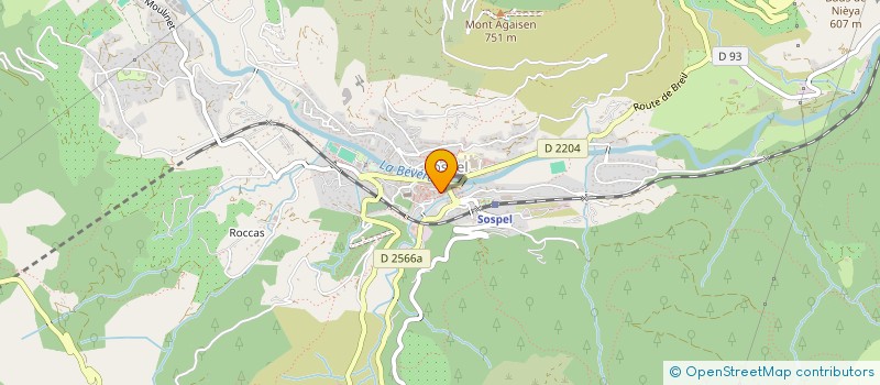 localisation de l'entreprise MONSIEUR VASILE BOTEZ  SOSPEL