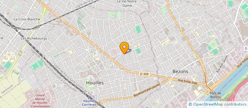 localisation de l'entreprise MONSIEUR VASILE BURA à HOUILLES