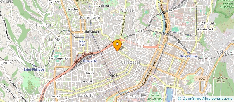 localisation de l'entreprise MONSIEUR VASILE CALANCEA à NICE