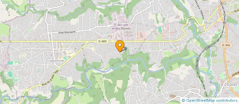 localisation de l'entreprise MONSIEUR VASILE CHIHAI  CRAPONNE