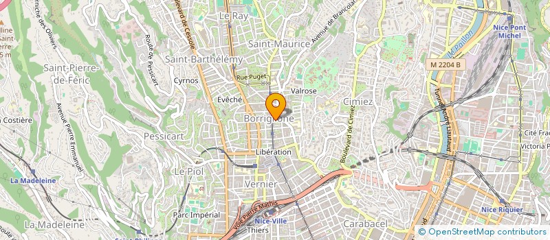 localisation de l'entreprise MONSIEUR VASILE CHISALITA à NICE