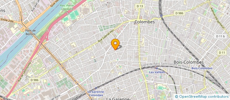 localisation de l'entreprise MONSIEUR VASILE CIORTAN à COLOMBES