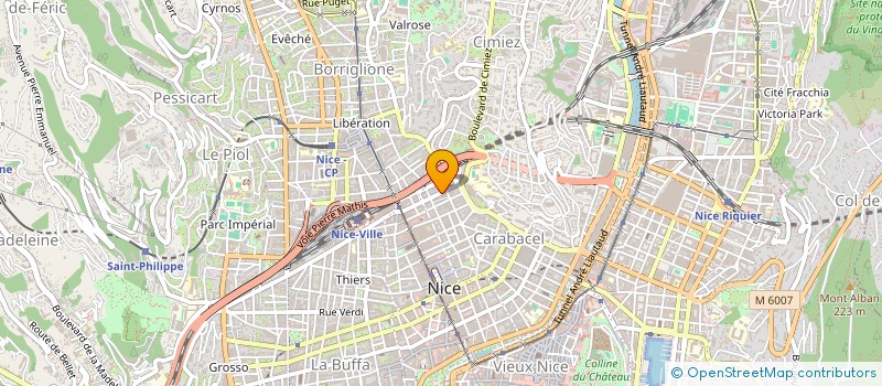 localisation de l'entreprise MONSIEUR VASILE CIUBOTARU à NICE