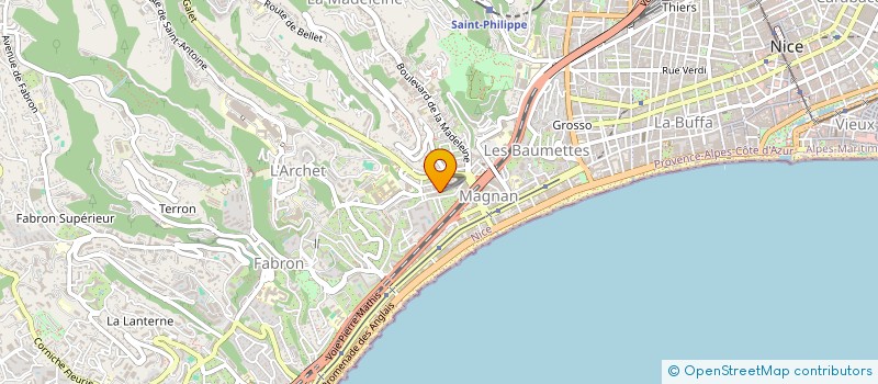 localisation de l'entreprise MONSIEUR VASILE COJOCARI à NICE