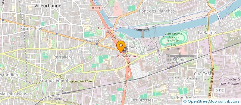 localisation de l'entreprise MONSIEUR VASILE COZMA  VILLEURBANNE